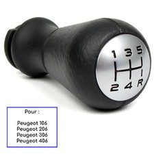 Pommeau GRIS de Levier de Vitesse Boite 5 pour XSARA 106 206 306 406 605 2403X9