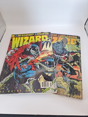 Set Of 2 Wizard The Guide To Comics 1994 
