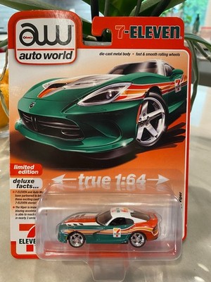 Auto World 7-Eleven Exklusiv 2012 Dodge Viper 711 Limited Edition 1:64 Diecast