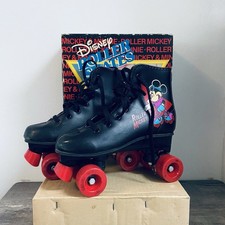 Roller Skates Youth 2 Disney Mickey Minnie Mouse Vintage WITH BOX