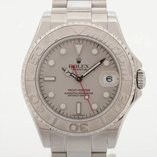 Rolex Yacht‑Master 168622 PT×SS SS AT Silver-Face 2 Extra Links
