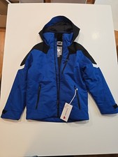 Obermeyer Fleet Hooded Ski Jacket Summit Blue Boys Teen Youth Size M 10-12 NWT