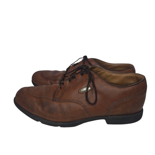 Nike Mens Waverly Last Golf Shoes Size 8.5 Brown Leather Zoom - Picture 2 of 13