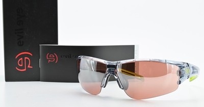 Evil Eye Trace l Sunglasses e002 75 6600 Wrap LST Gray Semi Rimless Lightweight Sport