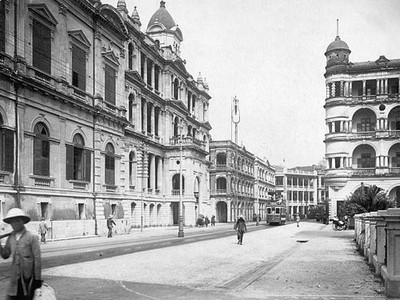 Hong Kong China Charter Road One Of The Main Streets Of Hong Kong OLD PHOTO
