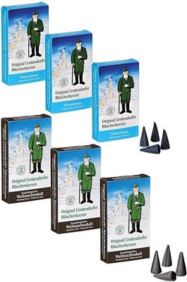 6 pcs Set Crottendorfer 3x Winter Dream & 3x Erzgebirge Christmas Scent