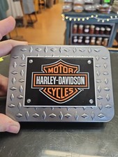 Harley-Davidson Motorcycles PLAYING CARDS Casino Quality Diamond Plate Tin