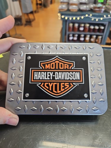 Harley-Davidson Motorcycles PLAYING CARDS Casino Quality Diamond Plate Tin