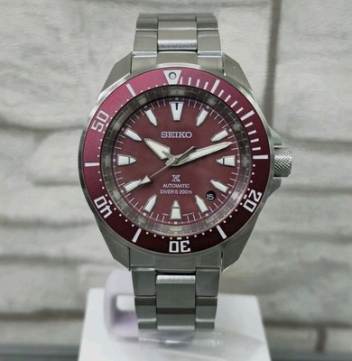 Seiko Prospex SRPL11K1 Samurai Sea Diver's Red Dial 41,7mm Automatik Herrenuhr