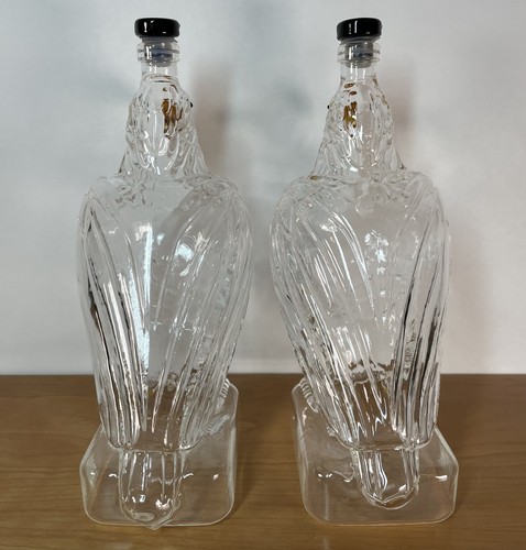 Paar American Eagle Whisky Glas Dekanter Flaschen - Bild 4 von 6