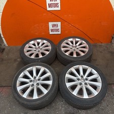 Vauxhall Meriva B Wheels And Tyres 17 Inch 17" Alloys 22545R17 10 Spoke 2010-17