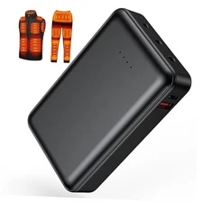 10000mah 7.4V 5V2A Heated Vests Jackets Battery Pack Suit for ORORO, Venustas 