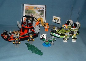 WORLD RACERS: GATOR SWAMP SET NO. 8899 - LEGO - 2010 - USED