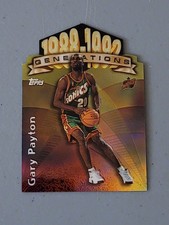 Gary Payton 1997-98 Topps Generations Seattle Supersonics Hall Of Fame Insert