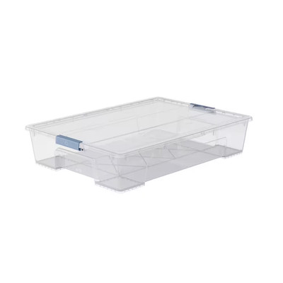 60-Qt. Clear Latching Vista Stack Storage Tote