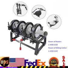Manual Piping Pipe Fusion Welder 4 Clamps HDPE PP PE Butt Fusion Welding Machine