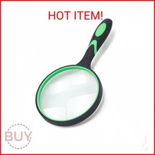 Large Magnifying Glass 10X Handheld Reading Magnifier for Seniors  Kids - 100MM