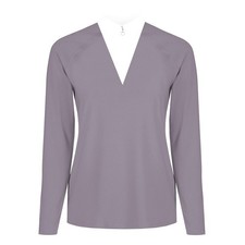 Equetech Ladies Thermal Sweater Stock Shirt - Grey - *SALE* RRP &pound;49.95