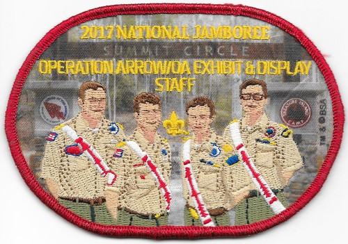 Ausstellung & Display Staff Patch 2017 National Jamboree Order of the Arrow OA BP - Bild 2 von 3