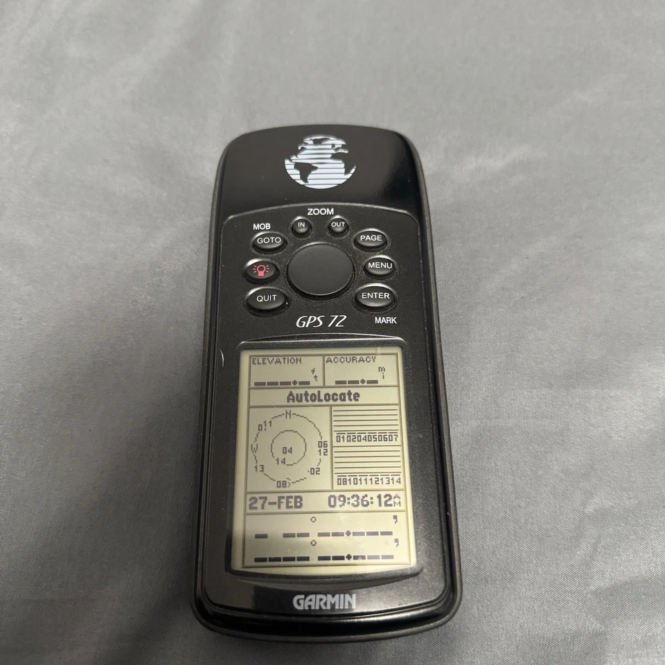 Garmin GPS 72 Handheld Personal Navigator Marine Fishing Hiking Hunting Tested - Image 3 of 4