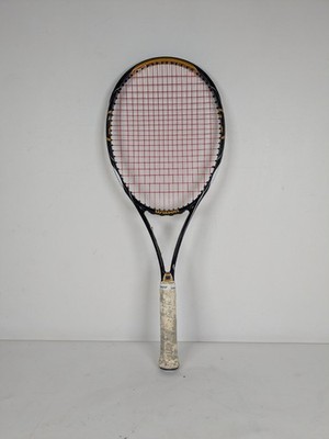 WILSON (K) FACTOR BLADE 98 TENNIS RACKET 4 3/8 - tecnifibre pro red  Code String