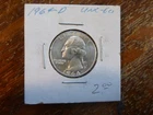 Uncirculated Silver 1964-D Washington Quarter