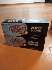 Dr Pepper Creamy Coconut Soda Zero - 24 Cans Best By: 8/2026 Limited Edition
