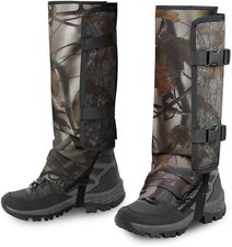 Snake Gaiters Leg Guards, Waterproof Snake Guards, Adjustable Snake Bite Prot...