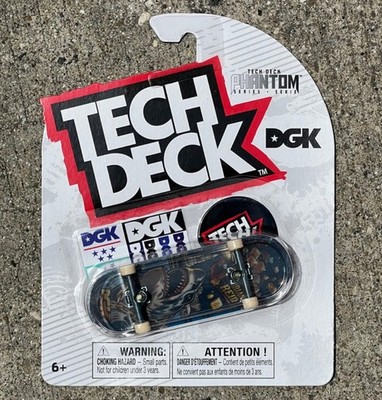 Tech Deck Phantom Series DGK All Black Deck / shark Blank NEW Color changing