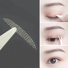 Double Fold Eyelid Stickers - 240Pcs Clear Beige for Natural Eye Makeup