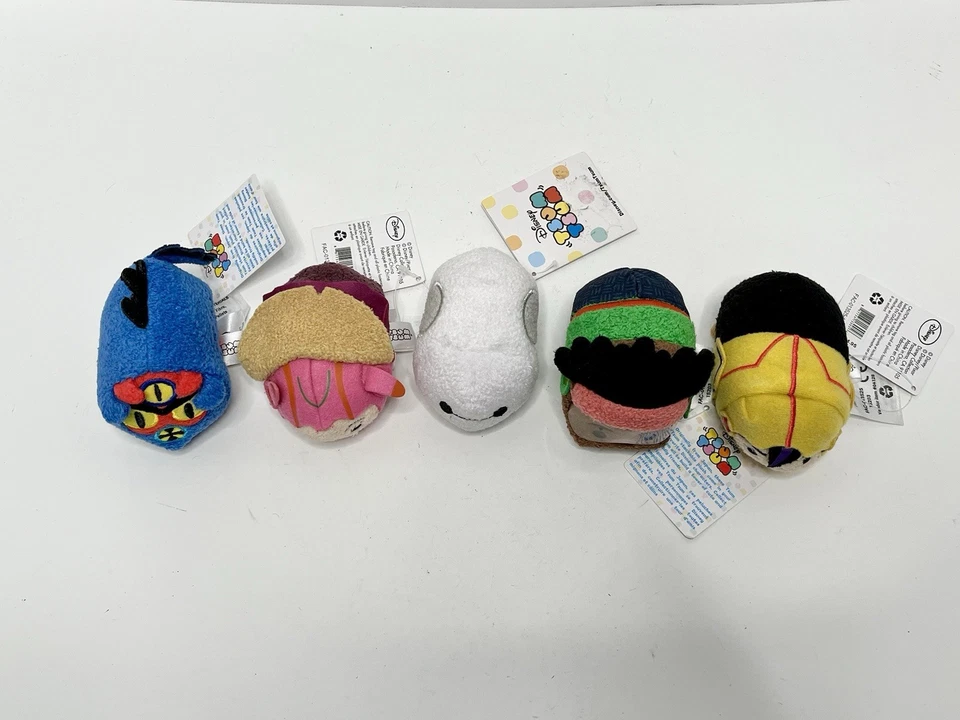 Disney Big Hero 6 Tsum Tsum Plush Lot Of 5 Baymax Wasabi Gogo Fred Krogar Honey - Image 2 of 3