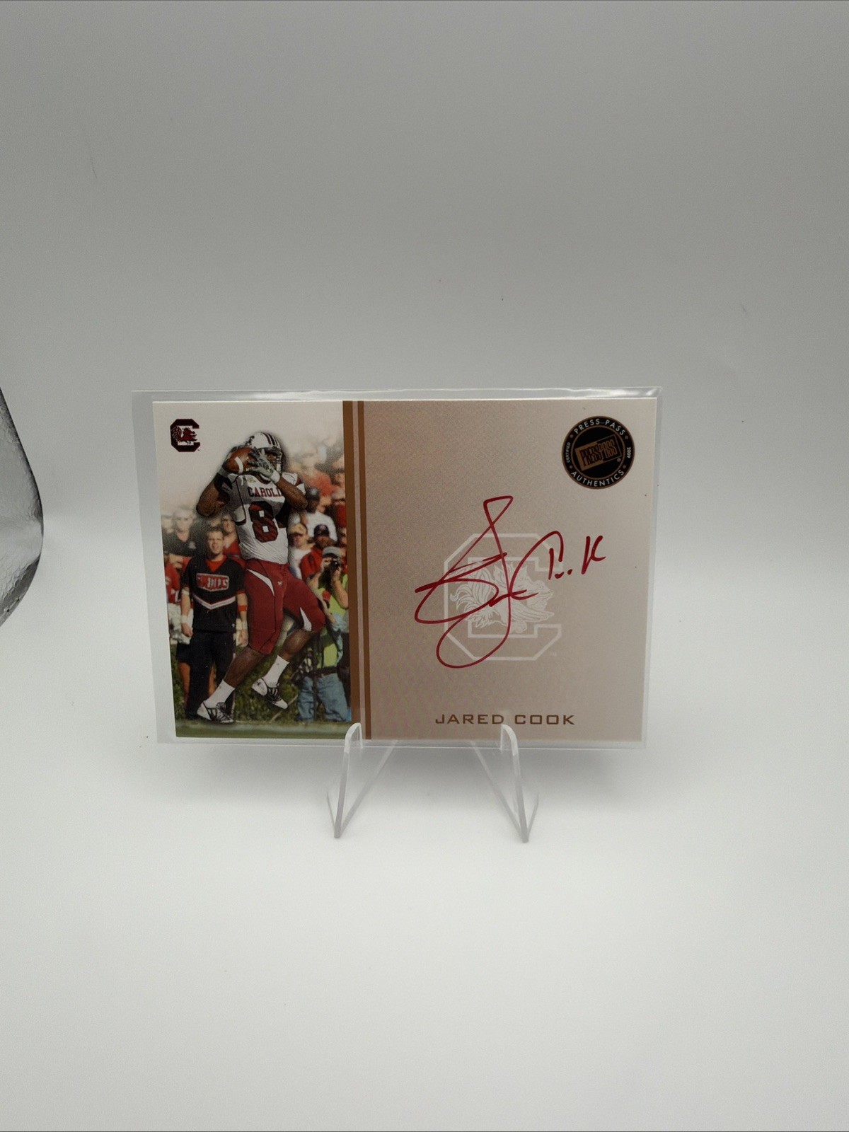2009 PRESS PASS AUTOGRAPHS BRONZE #JC JARED COOK