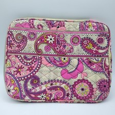 Vera Bradley PAISLEY MEETS PLAID E-reader Mini Tablet Sleeve Case Zip Close