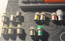 Lot 0f 10 89 Cool White Red Green Led Lamp Bulbs - Pinball Flasher Bulb Lot 0f 10 89 Cool White Red Green Led Lamp Bulbs - Pinball Flasher Bulb