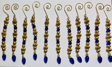 Beaded Ornament Hangers Set, beaded ornaments, Christmas Tree Hangers/ornaments