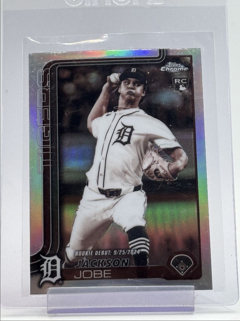 JACKSON JOBE 2025 TOPPS CHROME UPDATE ROOKIE DEBUT SEPIA REFRACTOR RC Q6737