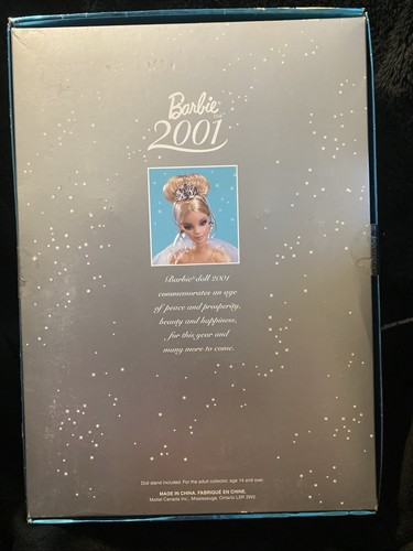 Neu im Karton - 2001 Collector Edition aquablaues Kleid Barbie Puppe Mattel 50841 - Bild 2 von 9
