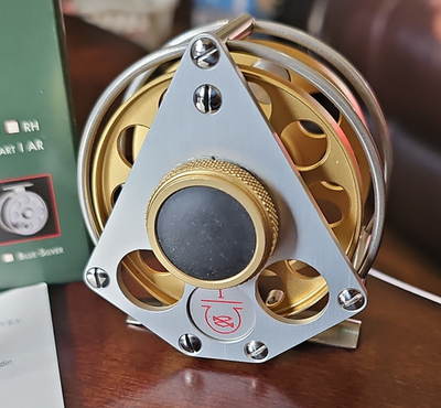 ari t hart fly reels for sale Ari 't Hart Triangle I Vintage Fly Fishing Reel Gold/Silver w/ Box &  Certificate