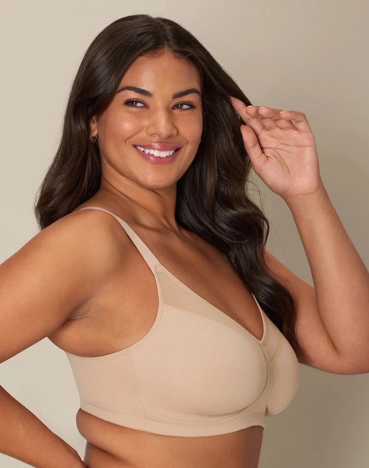 Playtex Wirefree Bra 18 Hour Smoothing Minimizer TruSUPPORT Fully adjustable - Image 2 of 4