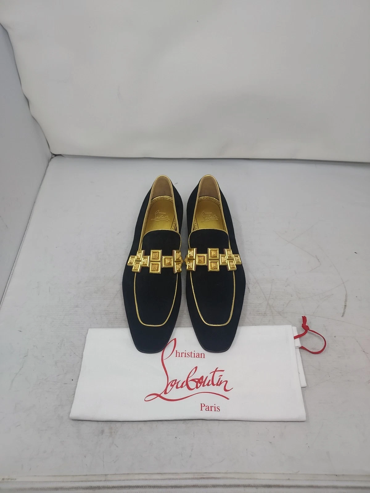 Christian Louboutin — Christian Louboutin MEN EU 42.5 US 9.5 NEW Black Night On The Gange Diwali Shoe