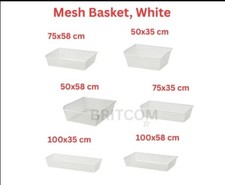 IKEA KOMPLEMENT Mesh basket White 6 Size Options Wardable Drawer Storage