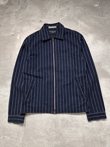 John Varvatos, Vintage Archive John Varvatos Selvedge Denim Jacket Overshirt Double Zip Size M