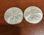 2x2010 American Silver Eagle 1 oz .999 Fine Silver West Point Mint!