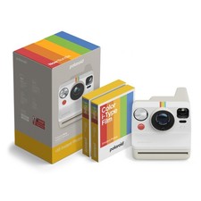 Polaroid Now 3rd Gen I-Type Instant Camera Film Bundle Pebble White 16 Photos