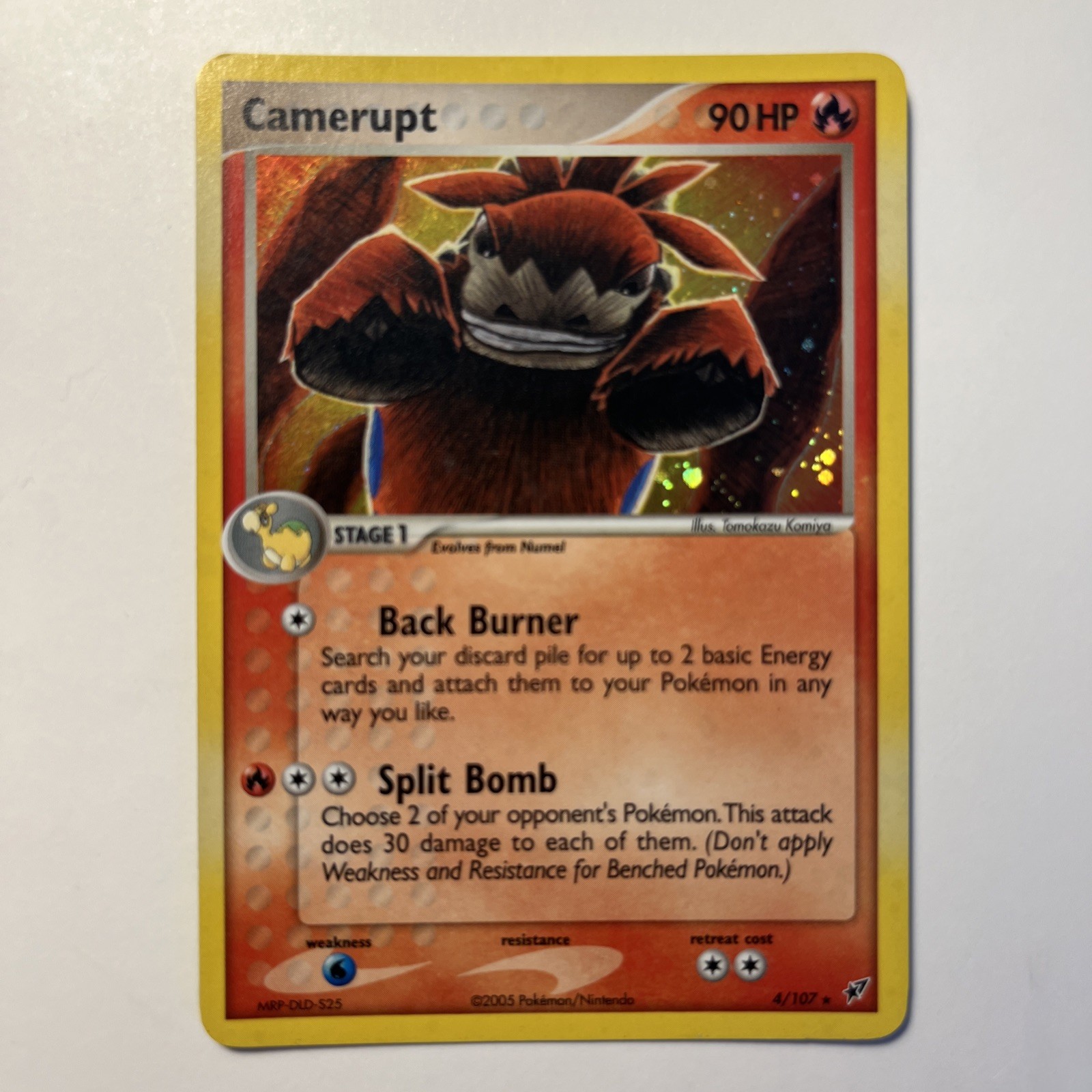 Camerupt Holo 4/107 - EX Deoxys LP