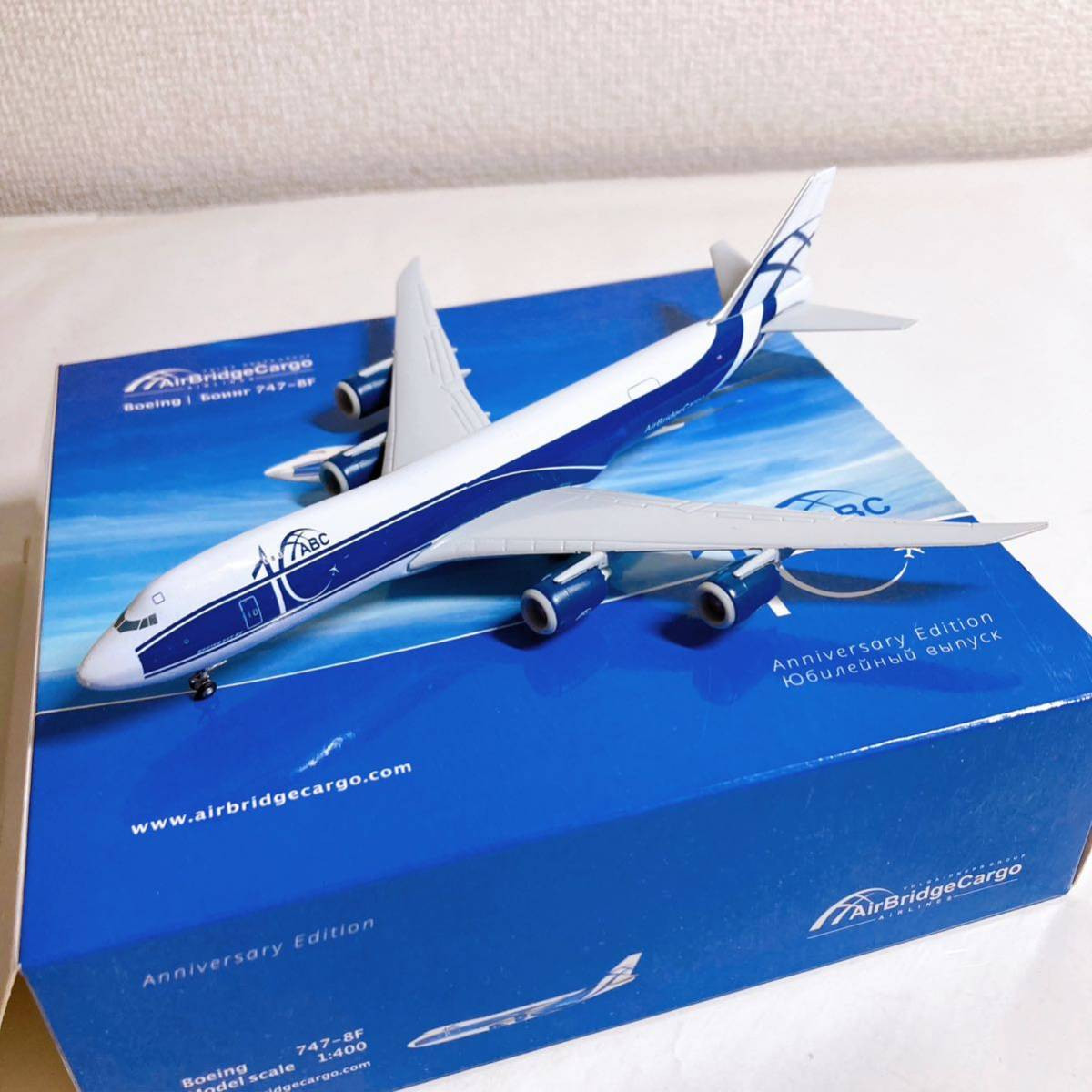 貨物機模型 AirBridgeCargo B747-8F 1/400 え 【公式通販】