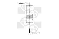 BGA V290003 Auslassventil FüR Chevrolet, Opel, Saab, Vauxhall
