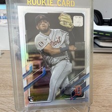 Topps Series 1 2021 Isaac Paredes Detroit Tigers #65 Rookie Baseball Card FOIL