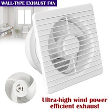 EXTRACTOR FAN VENTILATOR 4"/100mm SILENT POWERFUL BATHROOM TOILET KITCHEN WHITE