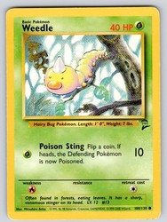 Weedle 100/130 Base Set 2 Common